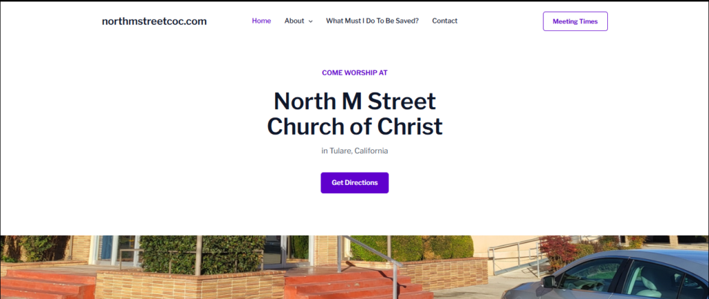 North M Street Church of Christ - Ferguson Web Development