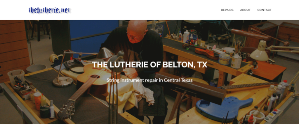 The Lutherie - Ferguson Web Development